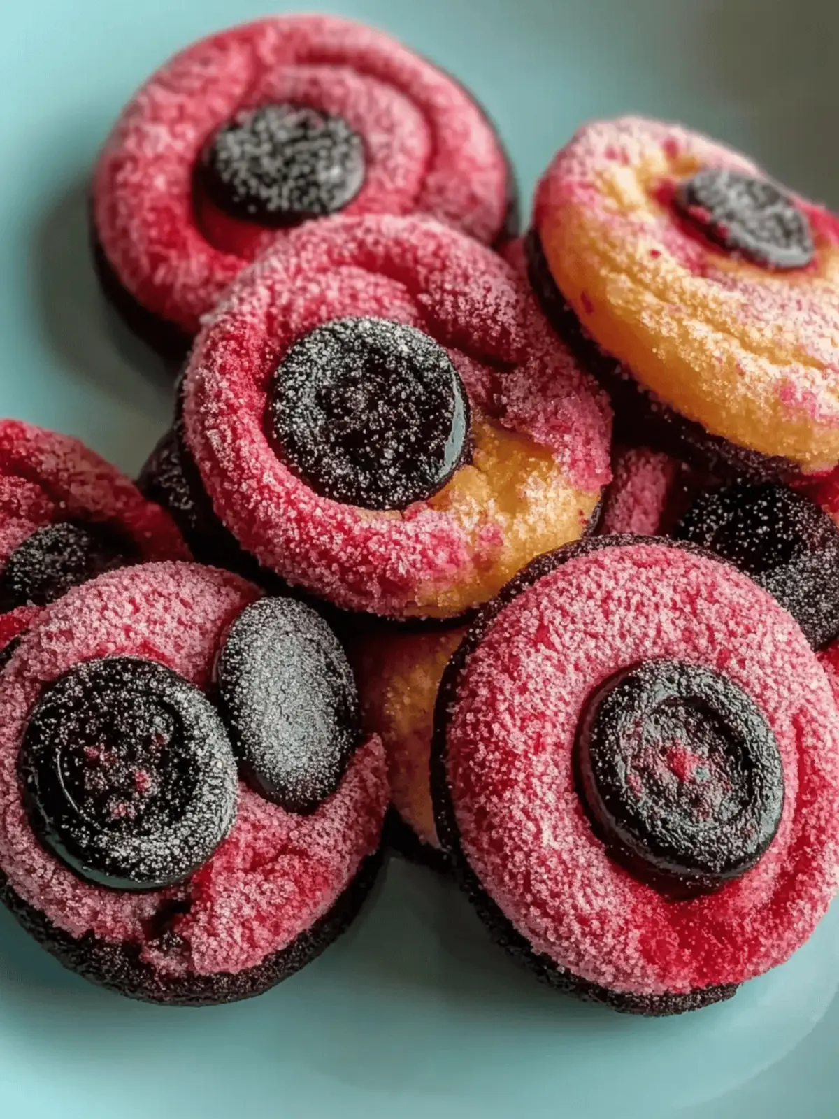 Zerdrückte Oreo-Rote-Samt-Kekse, die Ihre Geschmacksknospen beeindrucken werden