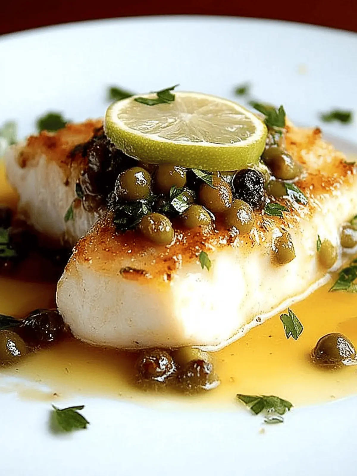 Kabeljau Piccata in nur 30 Minuten zubereitet 3 Kabeljau Piccata