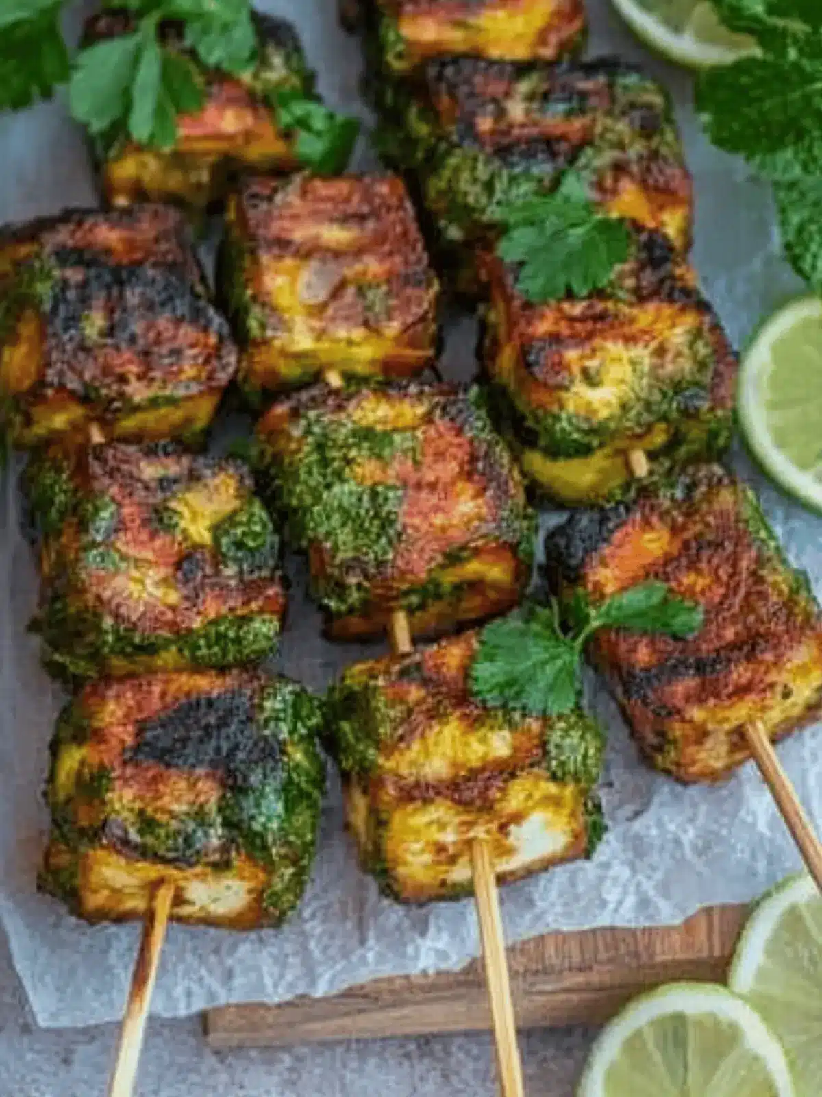 Hariyali Paneer Tikka - Veggie Griller’s Dream 3 Hariyali Paneer Tikka