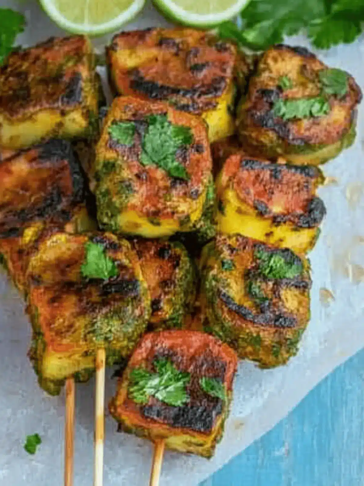 Hariyali Paneer Tikka - Veggie Griller’s Dream 2 Hariyali Paneer Tikka