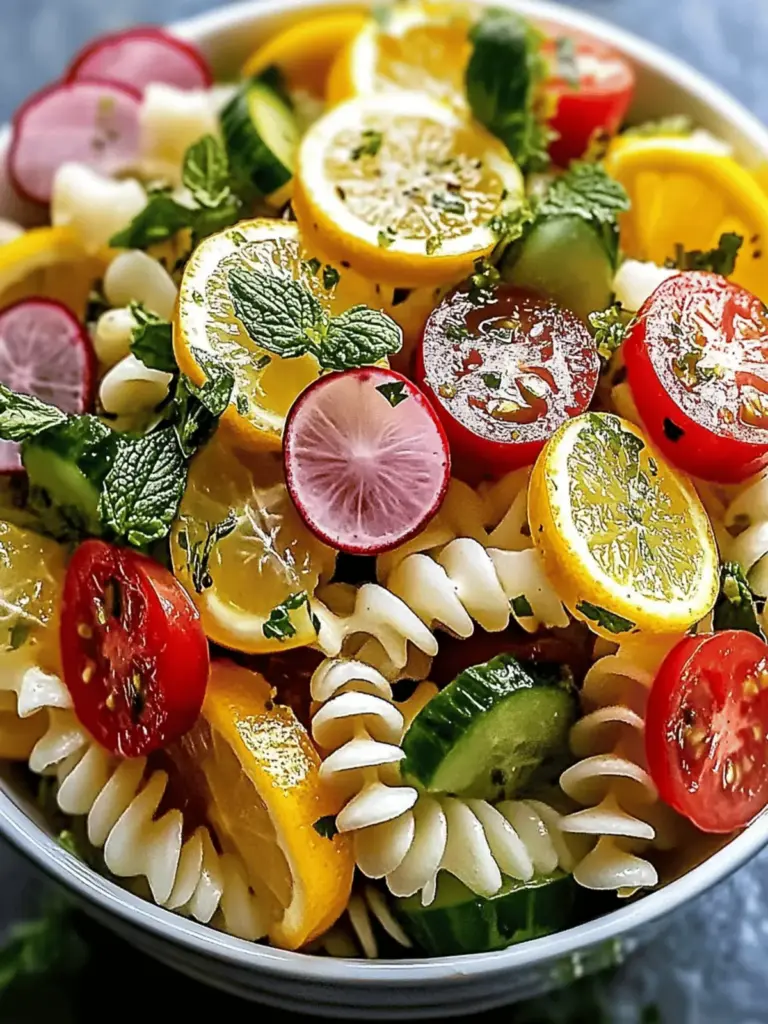 Nudelsalat mit hausgemachtem Dressing