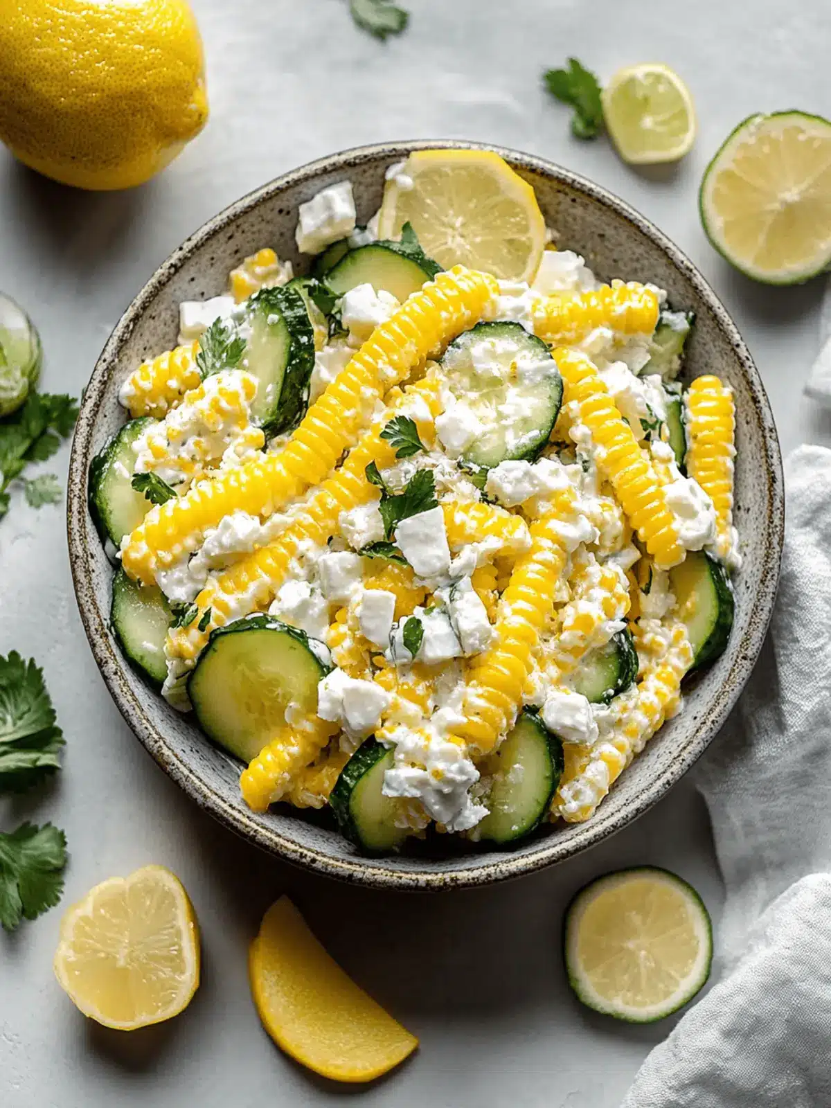 Street Corn Cremiger Gurkensalat für den Sommer 4 Street Corn Cremiger Gurkensalat: Eine frische, geröstete Freude