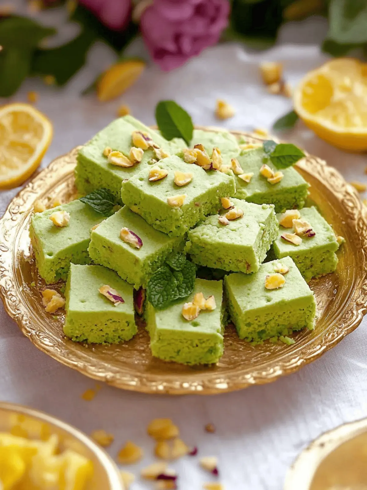 Pistazien-Burfi (Kein Zuckersirup) Einfach Genießen 3 Pistazien-Burfi (Kein Zuckersirup)