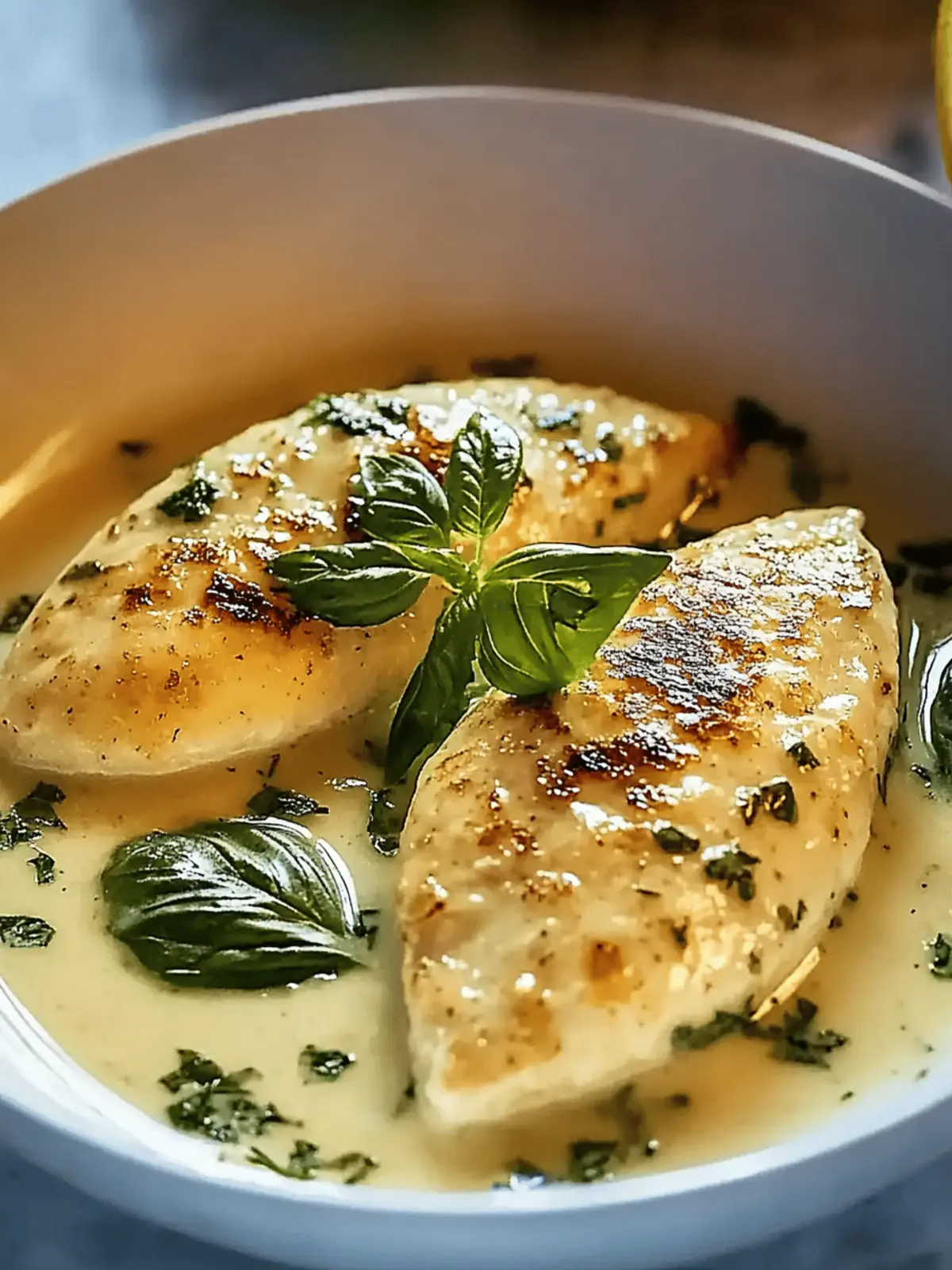 Basilikumrahmsoße Hähnchen: Schnell und lecker genießen 4 Basilikumrahmsoße Hähnchen: Ein leckeres Rezept zum Ausprobieren