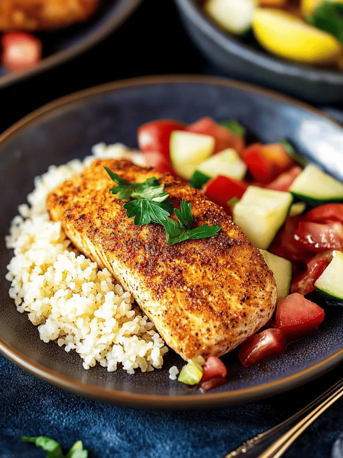 Marokkanischer Lachs in 25 Minuten zubereiten 4 Marokkanischer Lachs