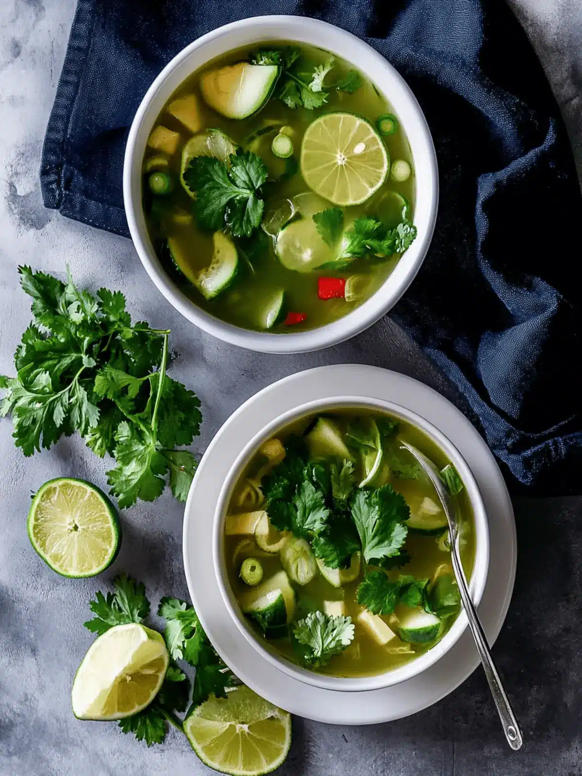 Koriandersuppe: Cremiger Genuss für alle! 3 Koriandersuppe