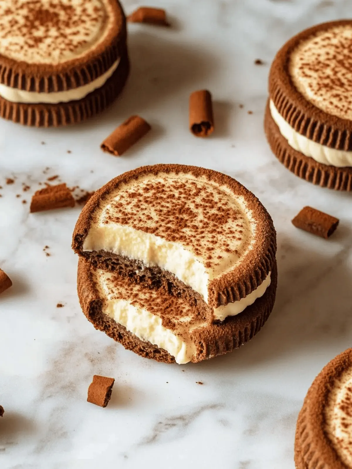 Tiramisu Keks Sandwiches