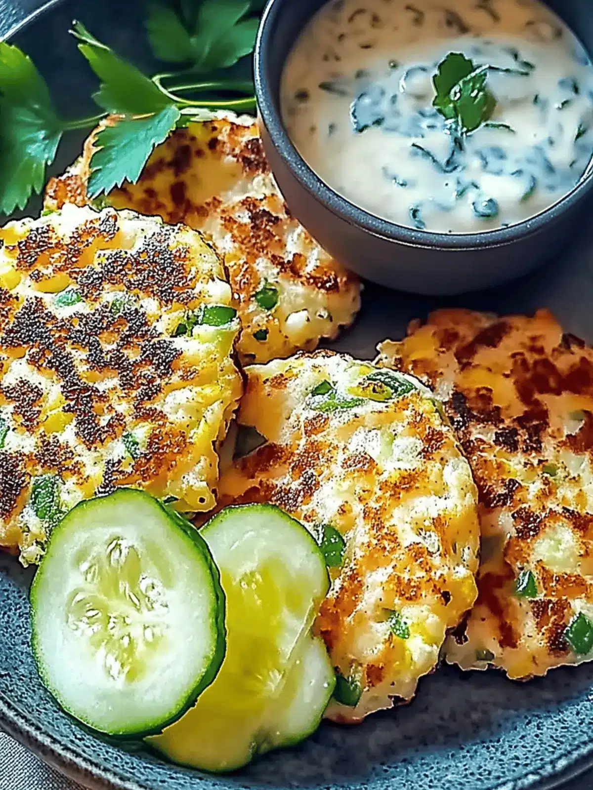 Hühnchen Zucchini Puffern: Gesund und Lecker 3 Hühnchen Zucchini Puffern