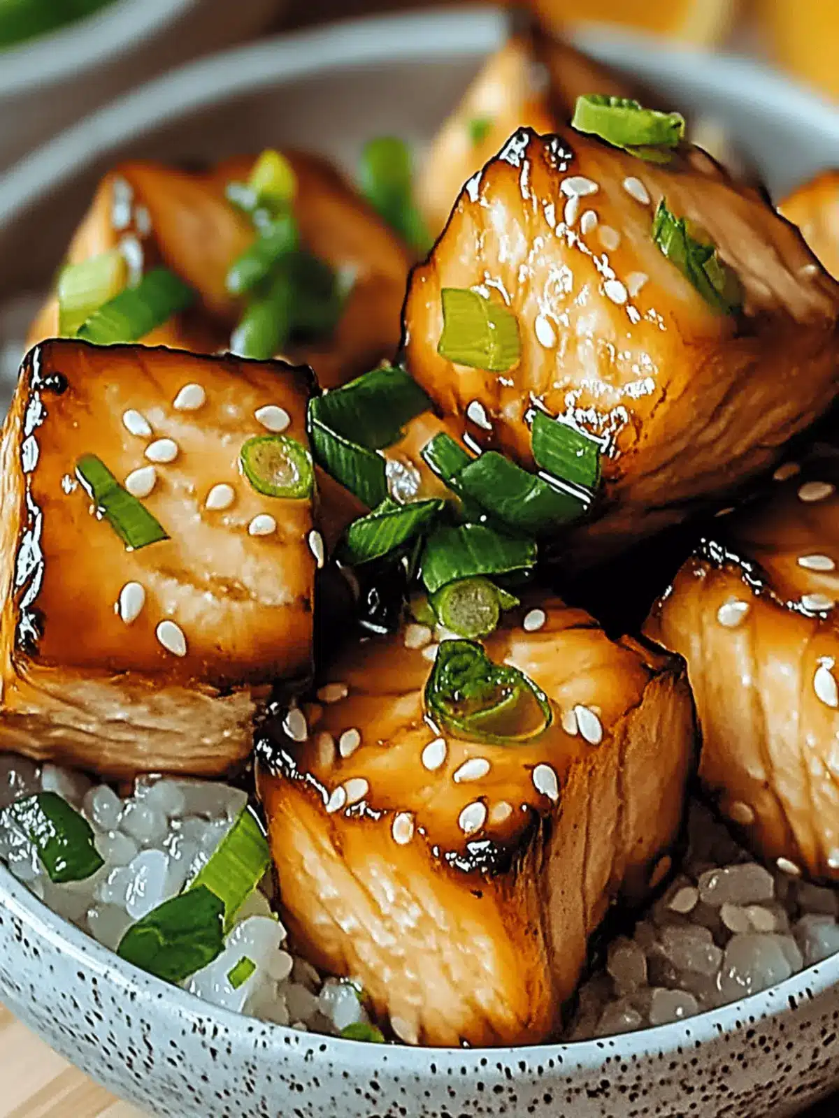 Pikante Honig-Knoblauch-Lachshäppchen für jeden Anlass 2 pikante Honig-Knoblauch-Lachshäppchen