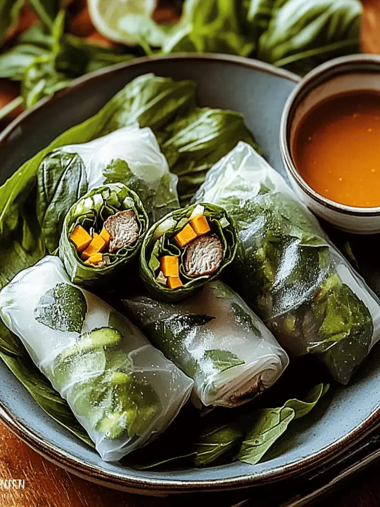 Erstaunliche Thai-Basilikum-Rindfleischrollen für ein köstliches Erlebnis