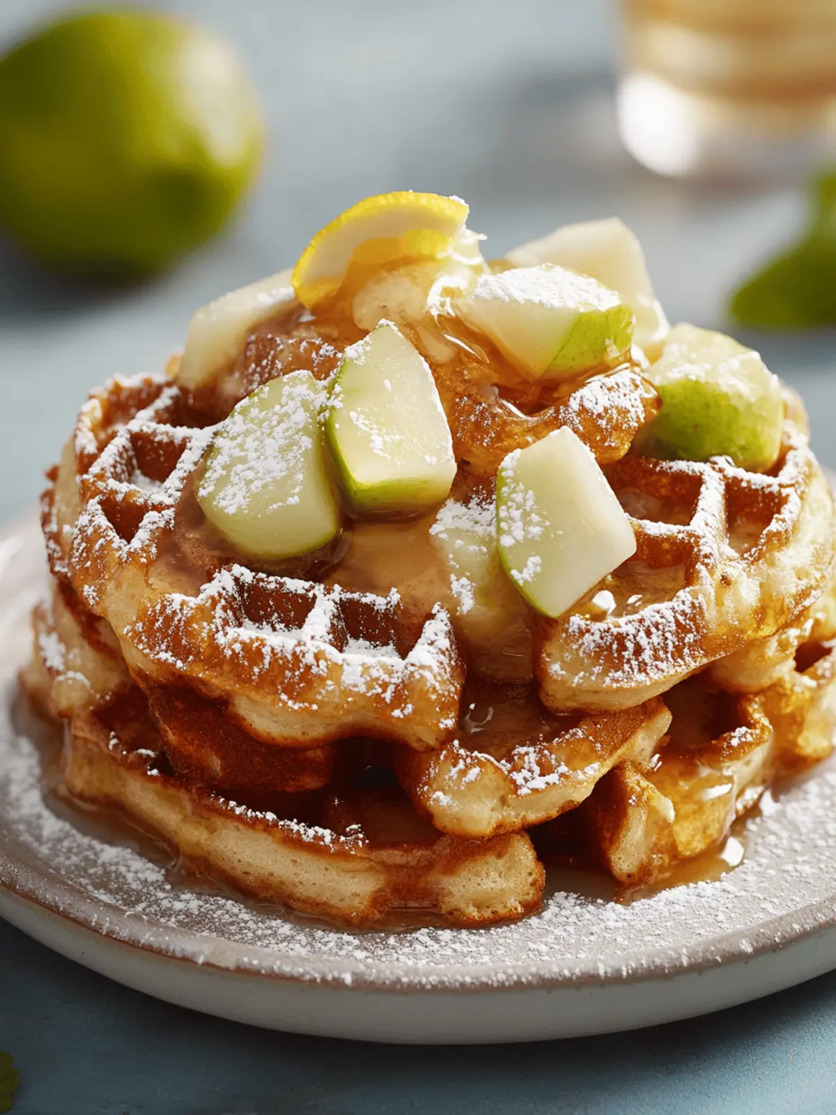 Apfelstrudel Waffel Donuts: Ein Genuss für jeden Tag 3 Apfelstrudel Waffel Donuts