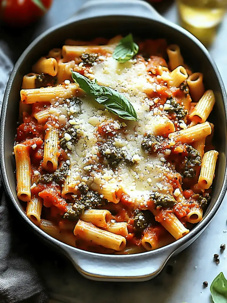 Cremiger Nudelauflauf mit Kürbis-Tomatensoße Rezept