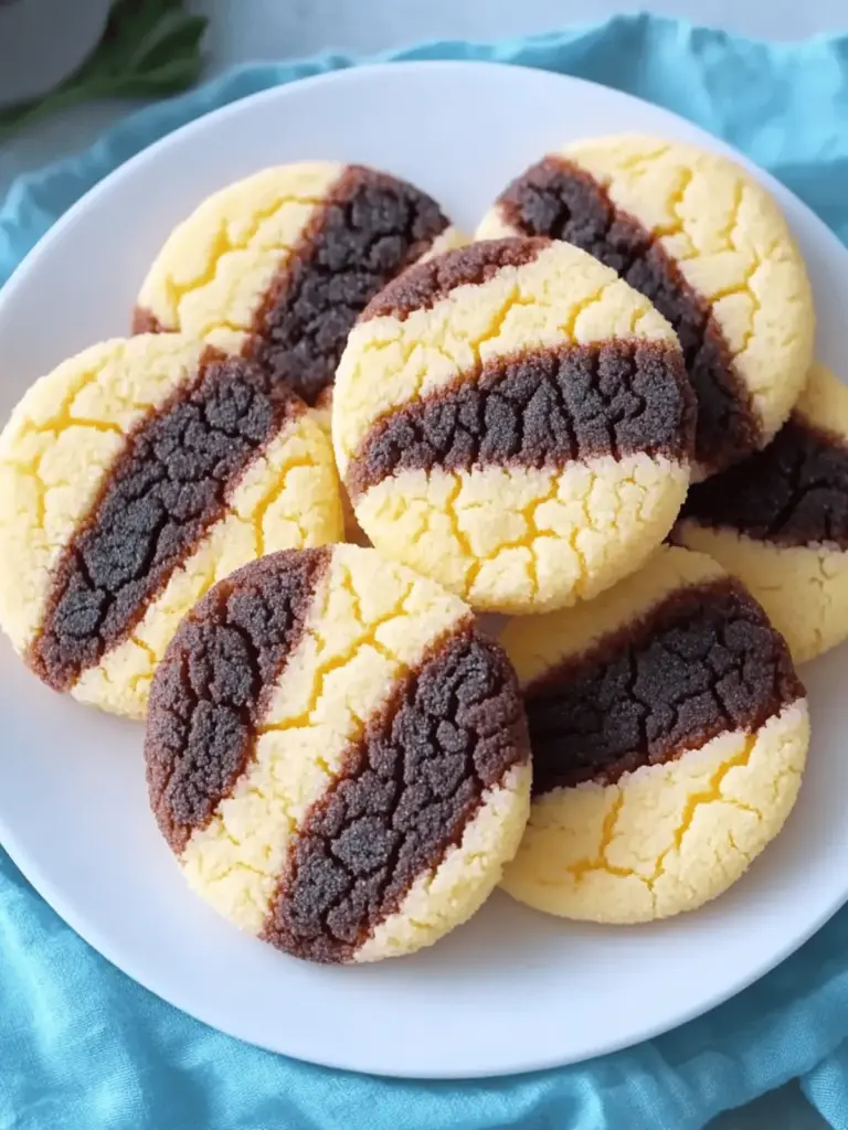 Zebra-Kekse Rezept: Elegante Leckereien