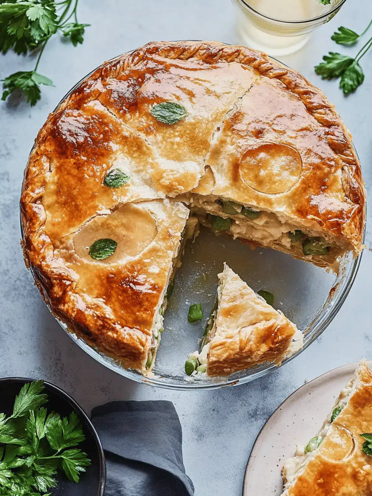 Hühnertopf-Pastete – Klassisches Komfortessen für Zuhause 3 Hühnertopf-Pastete