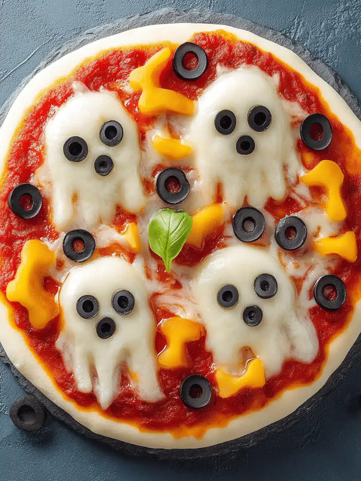 Gespenstische Halloween-Pizza für gruselige Feste 2 Gespenstische Halloween-Pizza