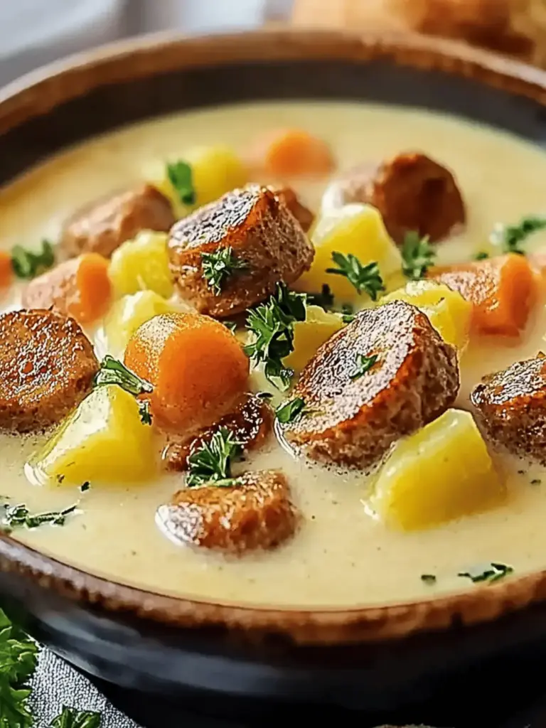 Kartoffel und Wurst Eintopf