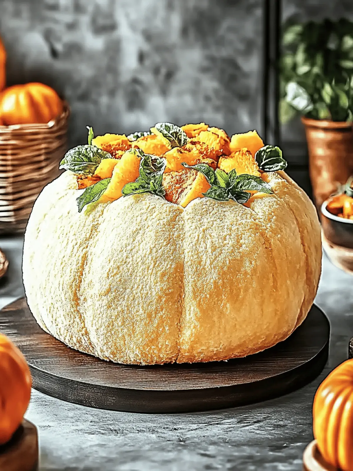 Kürbisförmiger Käsekugel Rezept für Feiertagspartys 2 Kürbisförmiger Käsekugel Rezept – Ein Favorit für die Feiertagspartys