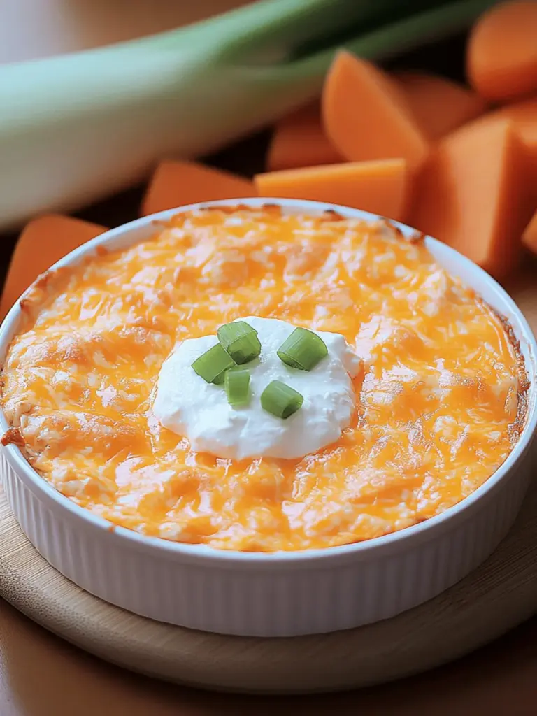 Hüttenkäse Buffalo Hähnchen Dip