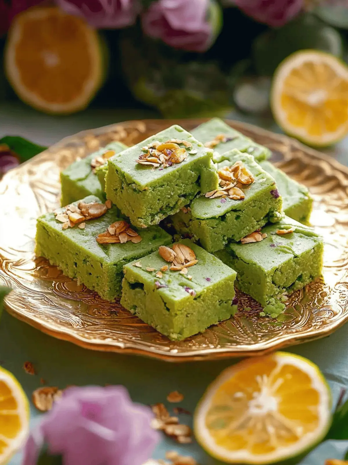 Pistazien-Burfi (Kein Zuckersirup) Einfach Genießen 4 Pistazien-Burfi (Kein Zuckersirup)
