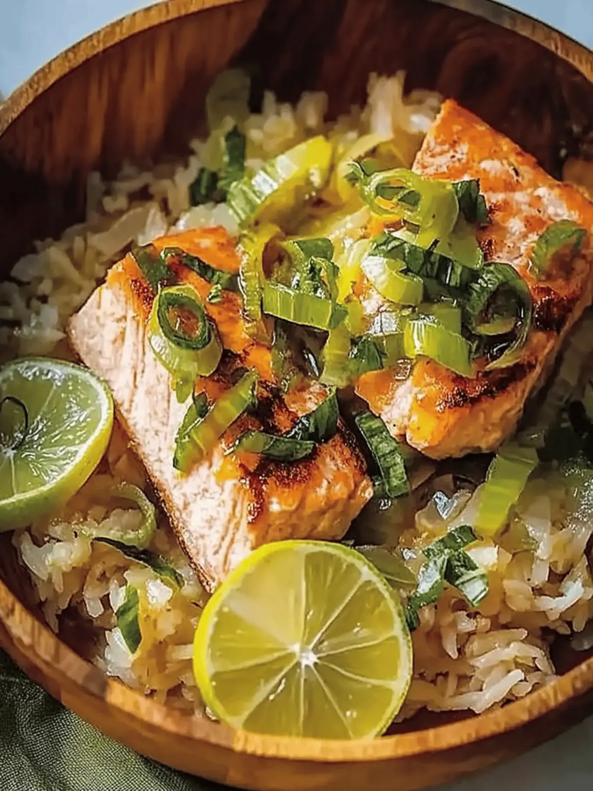 Miso-Butter-Lachs mit Frühlingszwiebel-Salsa Verde Rezept 4 Miso-Butter-Lachs mit sautierter Frühlingszwiebel-Salsa Verde Rezept