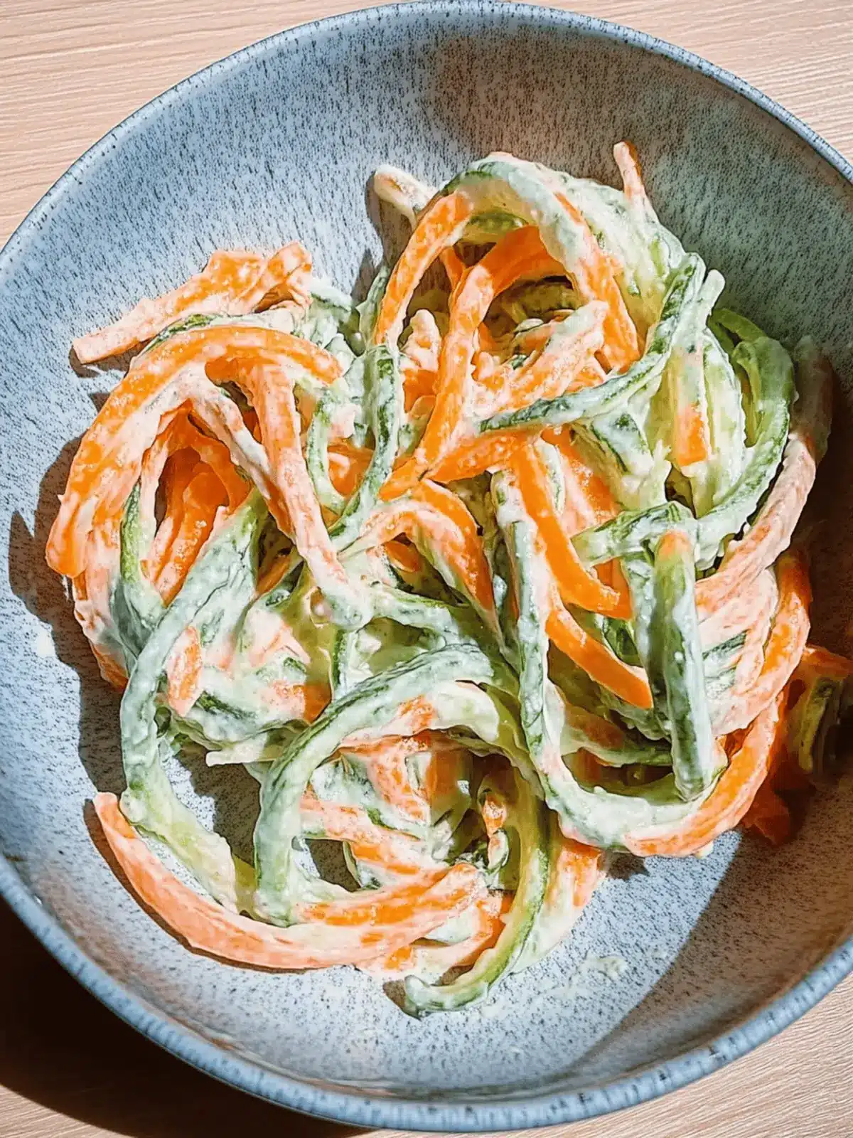 Cremiger Gurken- und Karottensalat – Einfache Rezepte 4 Cremiger Gurken- und Karottensalat – Einfache Rezepte Favorit