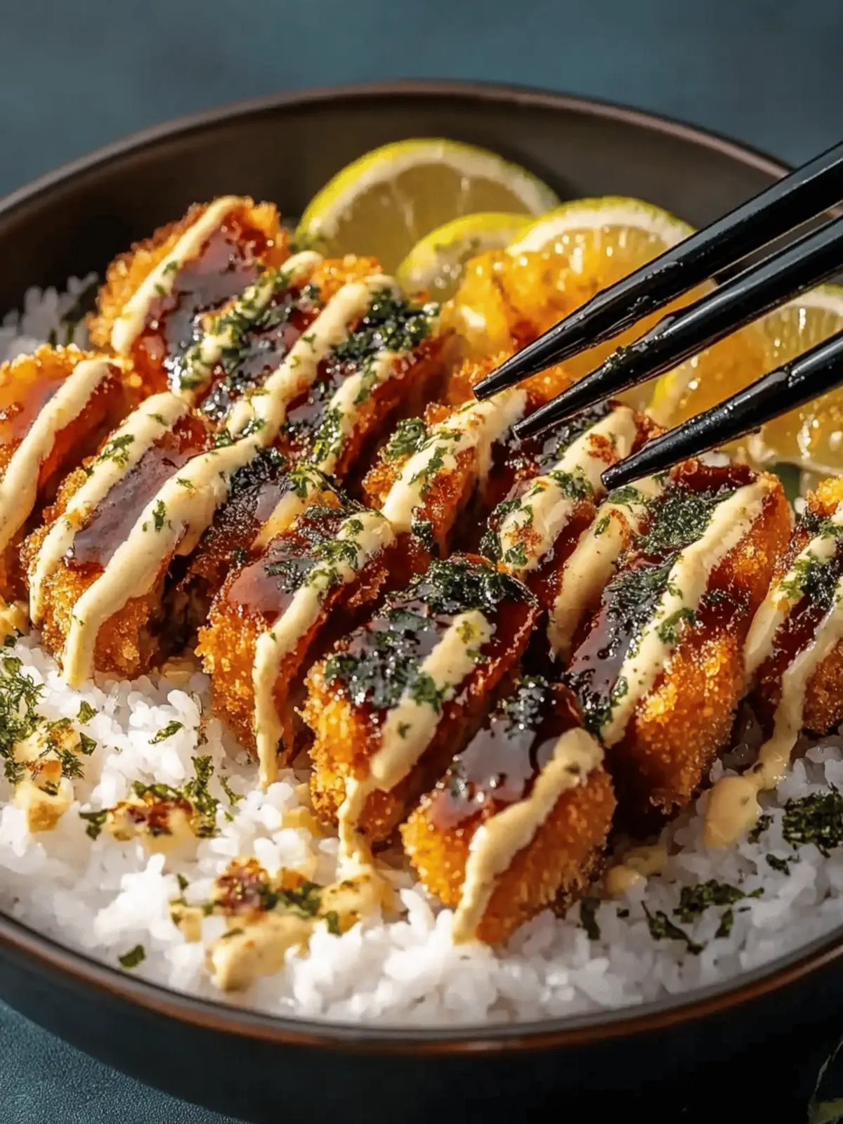 Katsu Schalen mit Tonkatsu Sauce einfach machen 4 Katsu Schalen mit Tonkatsu Sauce Rezept