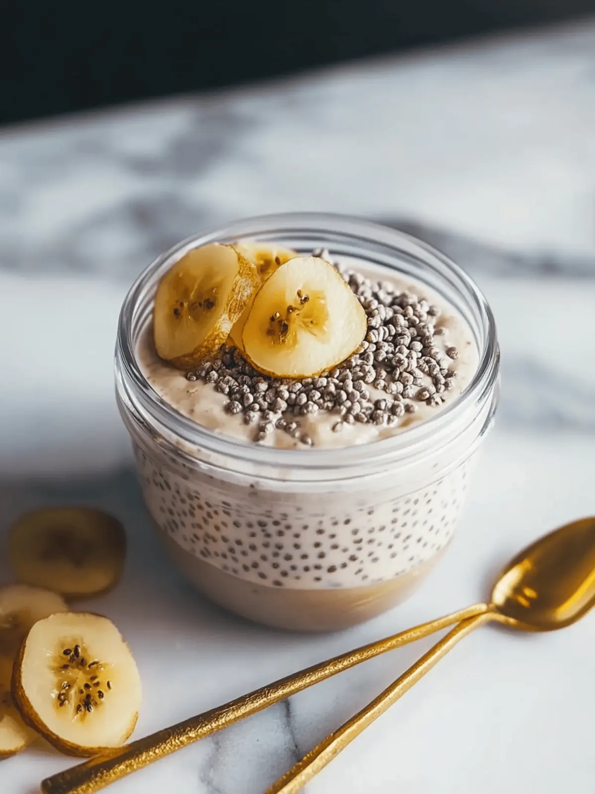Bananen-Chia-Samen-Pudding mit Mandelmilch für Protein-Liebhaber 4 Bananen-Chia-Samen-Pudding mit Mandelmilch