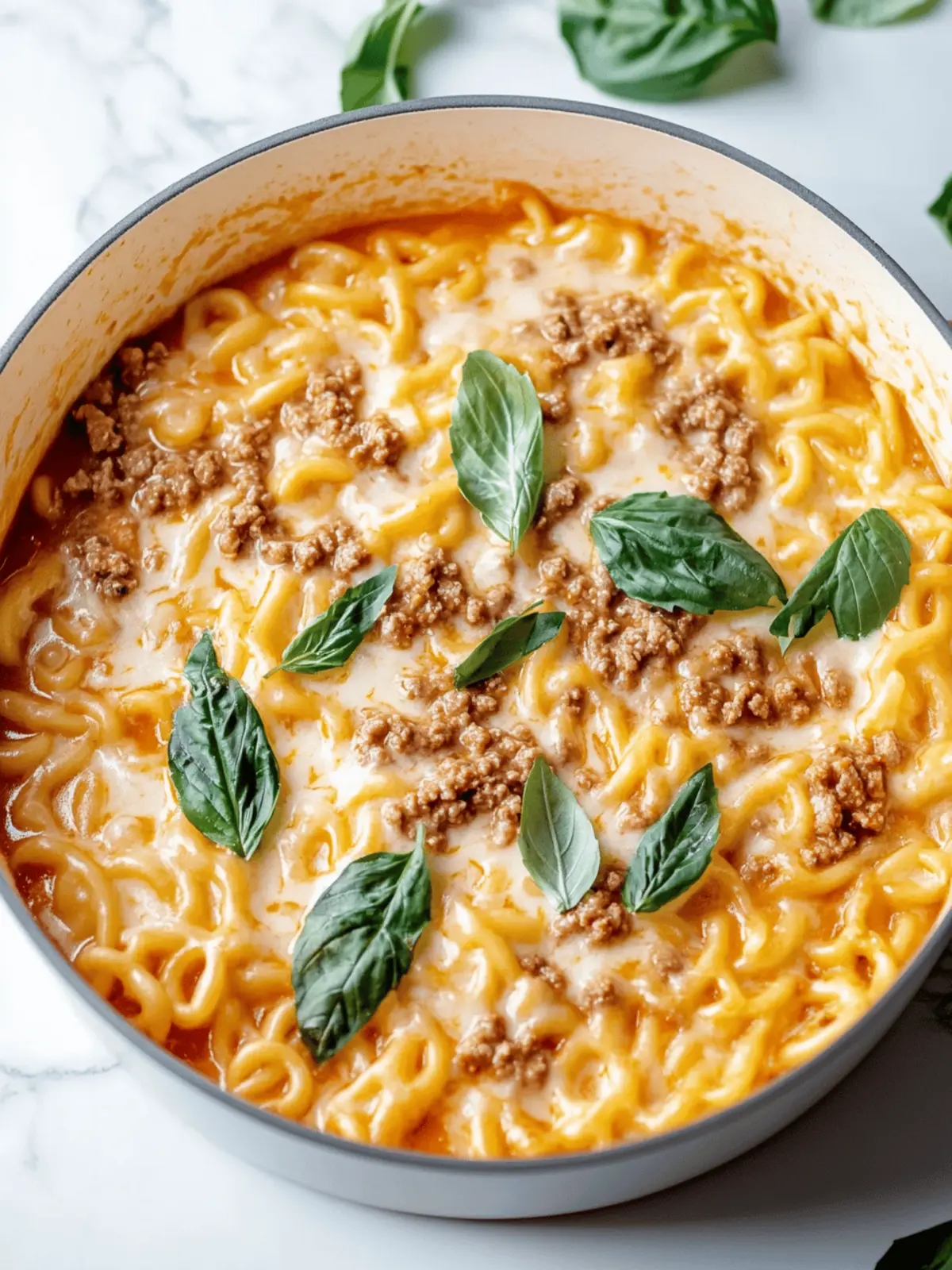 Rinderhackfleisch Orzo mit Tomaten-Cremesauce genießen 3 Rinderhackfleisch Orzo mit Tomaten-Cremesauce