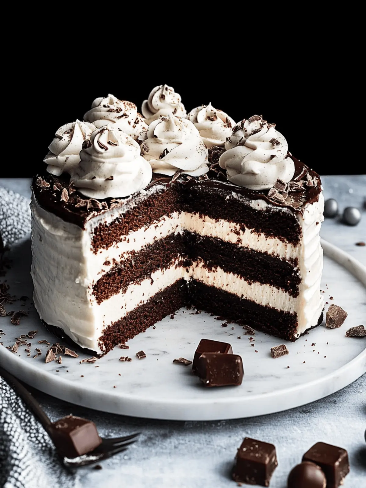 Schokoladenkuchen für echte Schokoladenliebhaber 2 Schokoladenkuchen