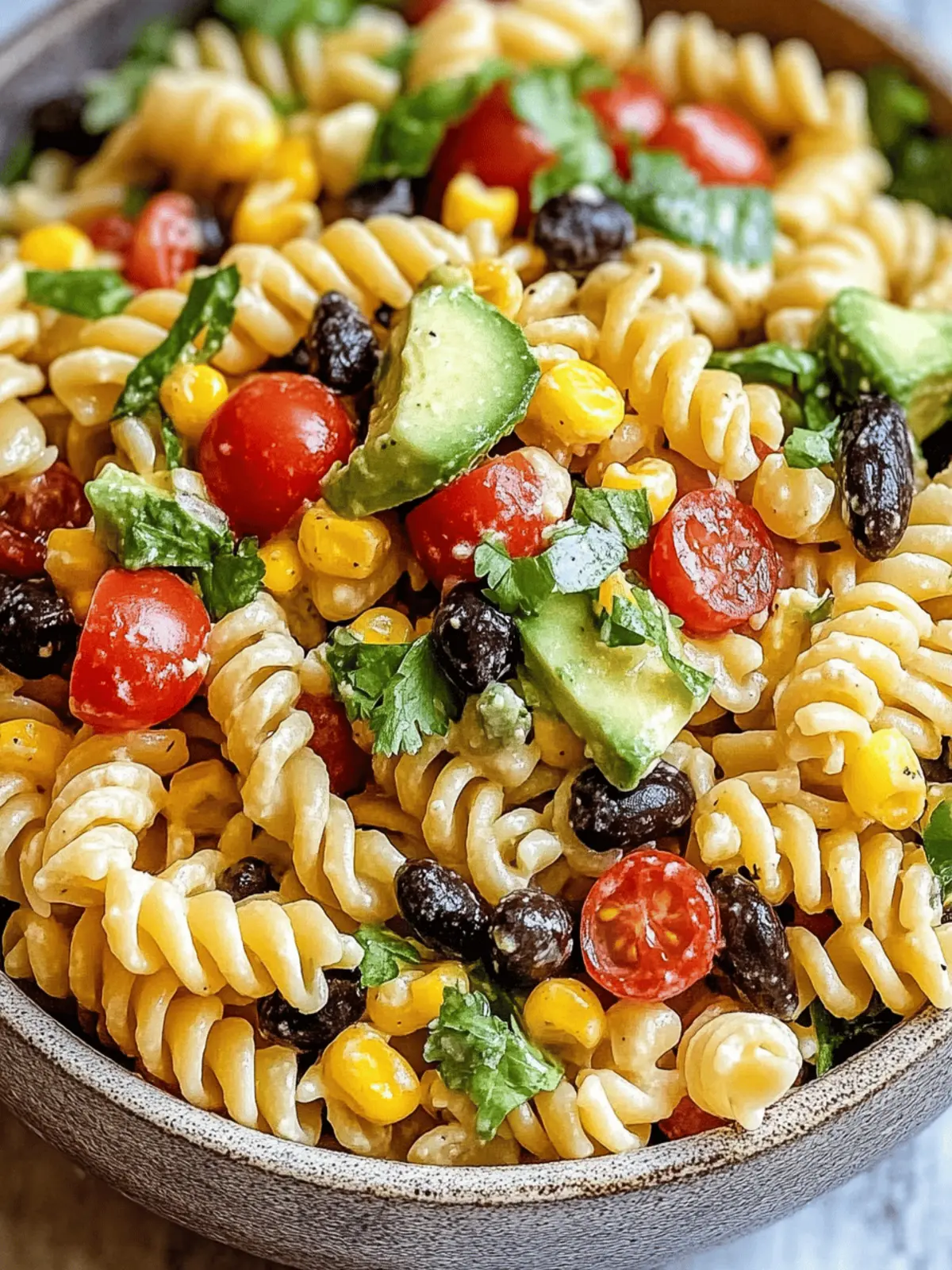 Cowboy Caviar Nudelsalat: Farbig und Gesund 2 Cowboy Caviar Nudelsalat: Ein Erfrischendes und Geschmackvolles Gericht