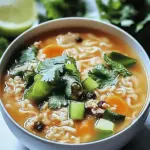 Eierrollen Suppe