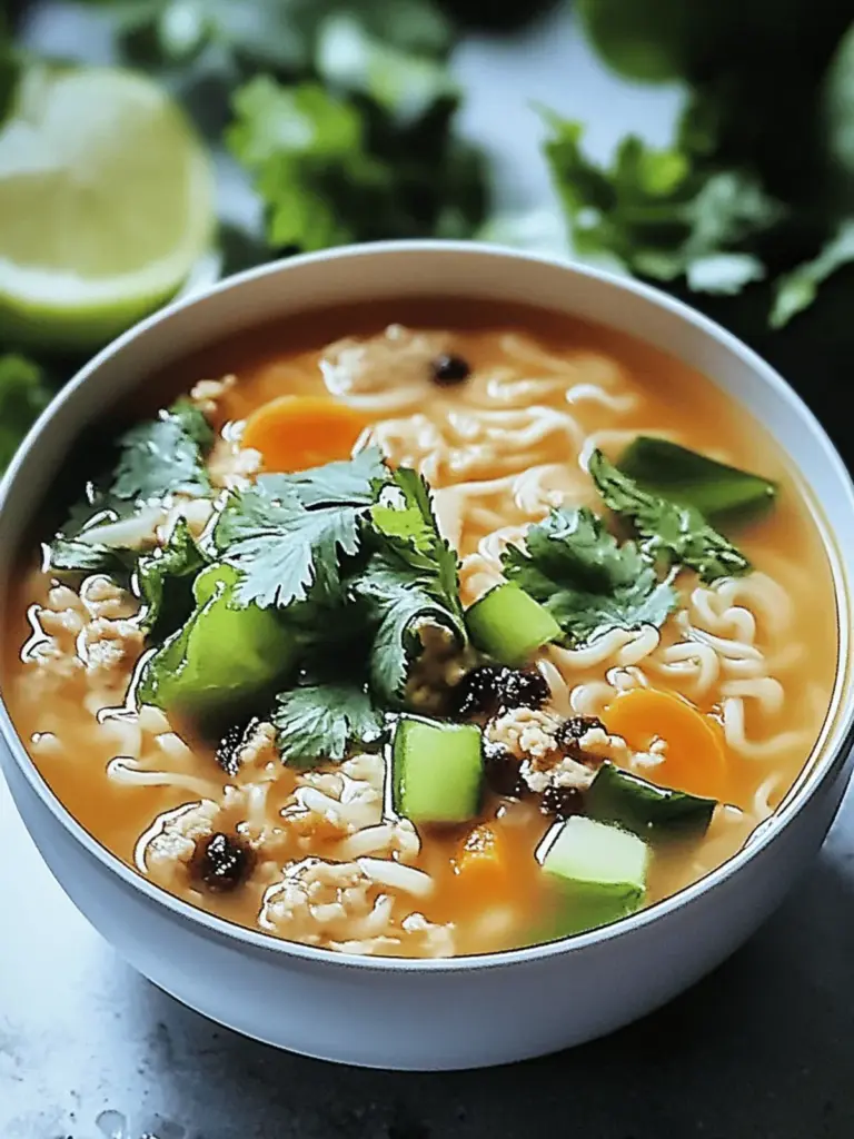Eierrollen Suppe