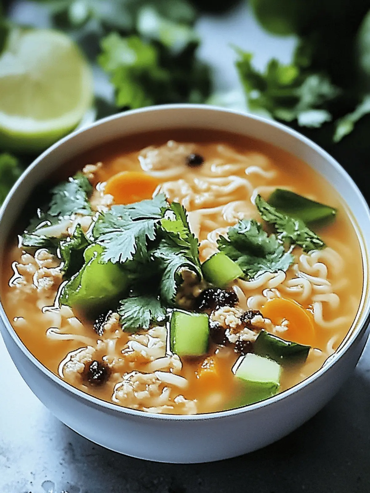 Eierrollen Suppe