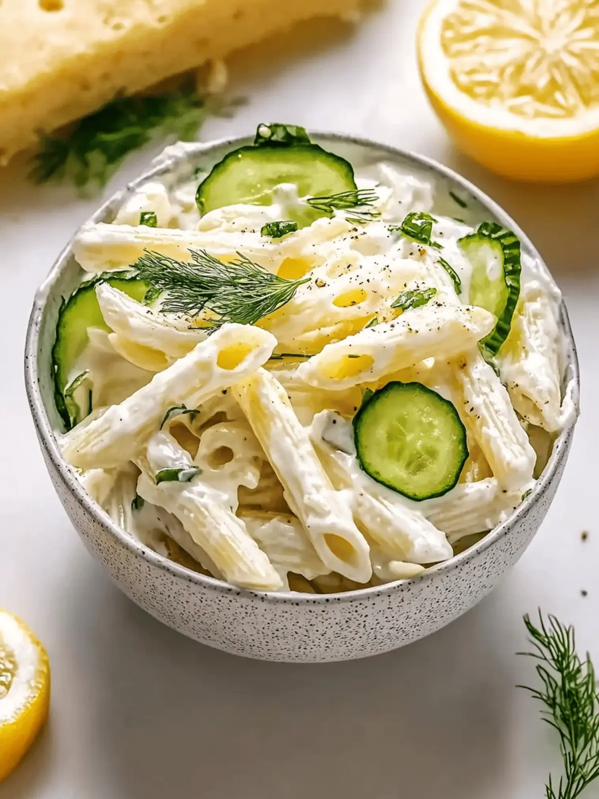 Gurken-Pasta-Salat – Frisch und gesund genießen 4 Gurken-Pasta-Salat
