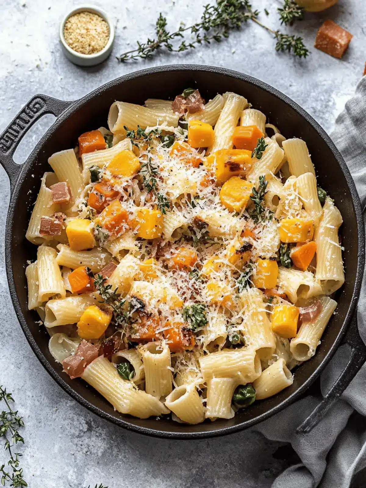 Rosenkohl und Butternusskürbis Pasta für den Herbst 3 Rosenkohl und Butternusskürbis Pasta
