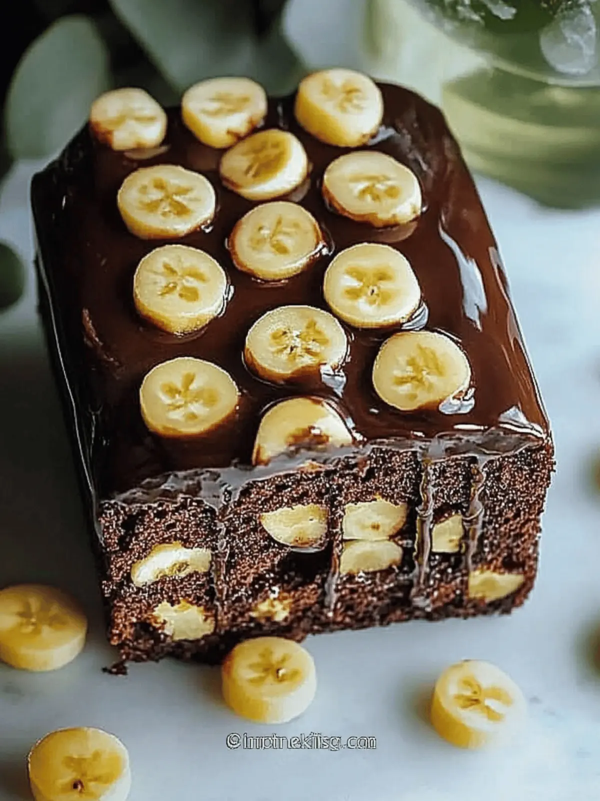 Dreifach-Schokoladen-Bananenbrot