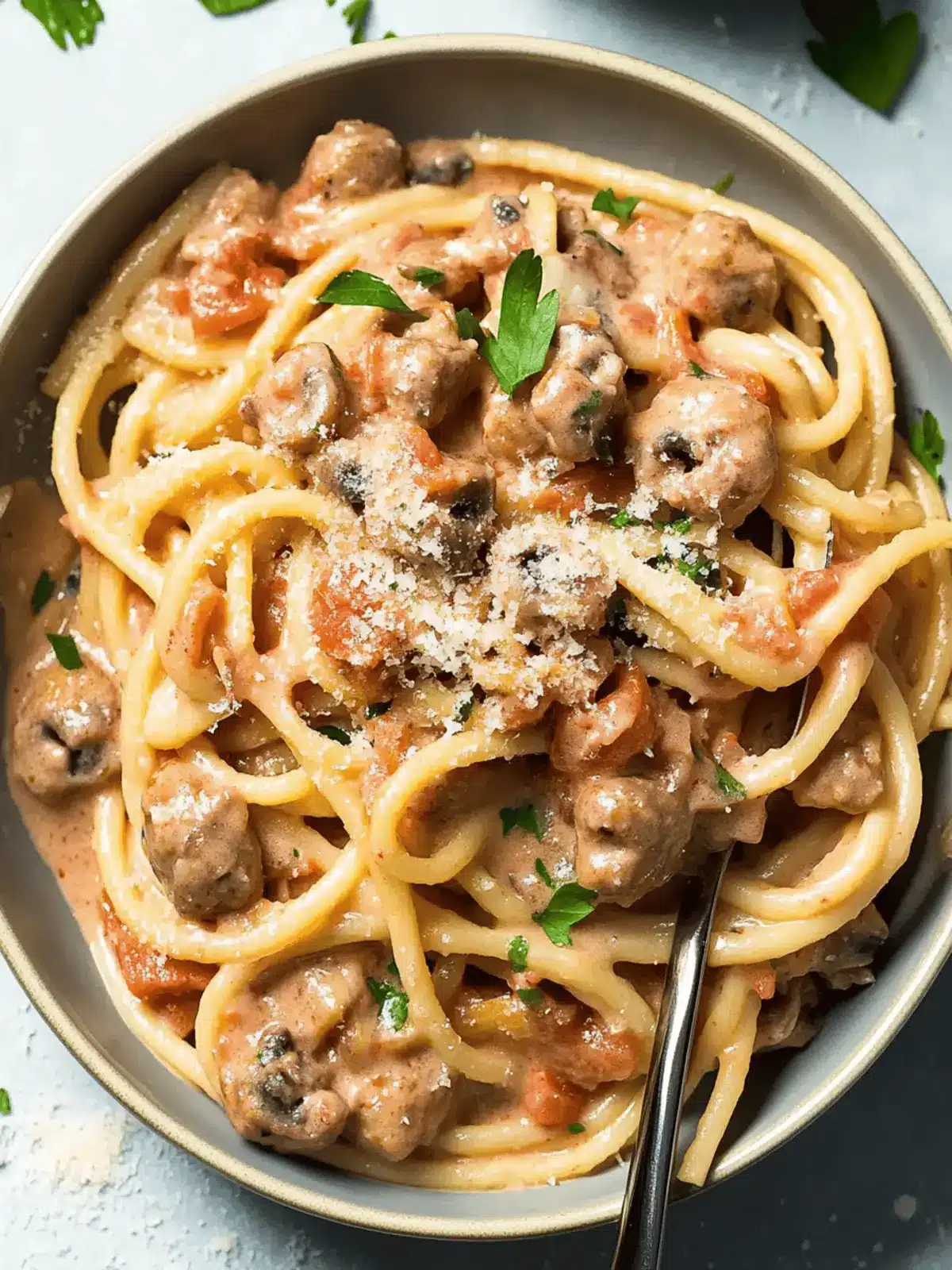 Italienische Wurst Pilz Pasta: Schnelles Wohlfühlessen 3 Italienische Wurst Pilz Pasta