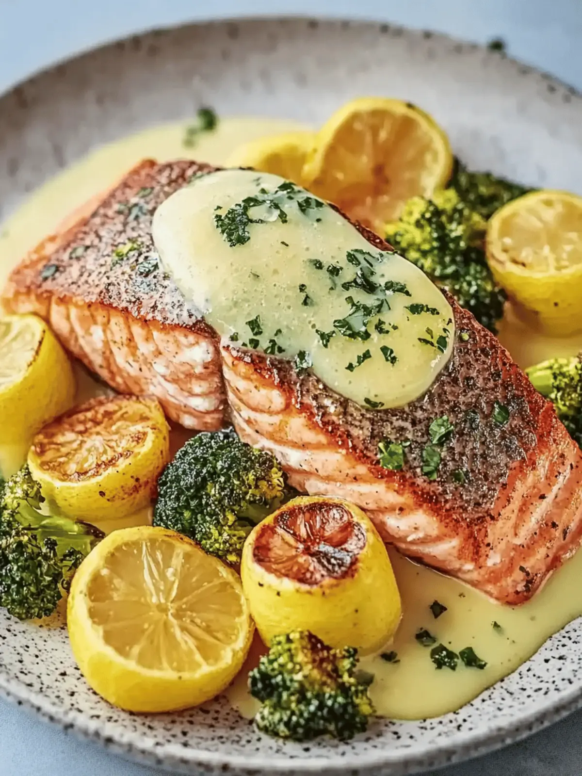 Zitronenbutterlachs mit knusprigen Kartoffeln Rezept 2 Zitronenbutterlachs mit knusprigen Kartoffeln und Brokkoli Rezept
