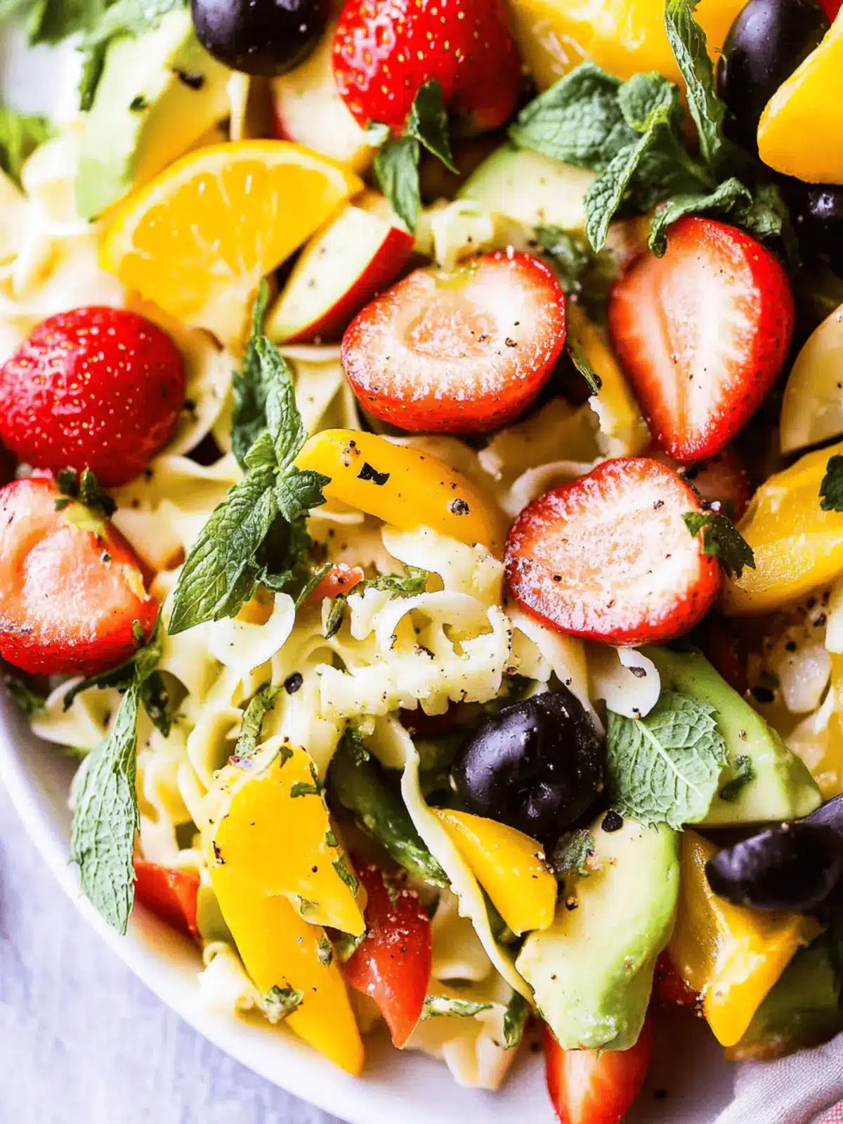 Nudelsalat mit cremigem Basilikumdressing für den Sommer 2 Nudelsalat mit cremigem Basilikumdressing