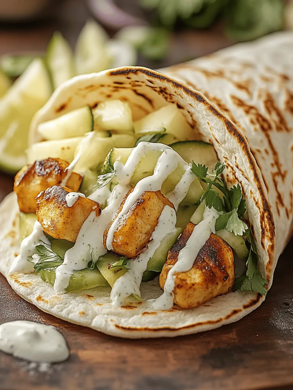 Blechpfannen-Hühnchen-Pitas mit frischem Kräuter-Ranch-Slaw 3 Blechpfannen-Hühnchen-Pitas mit frischem Kräuter-Ranch-Slaw