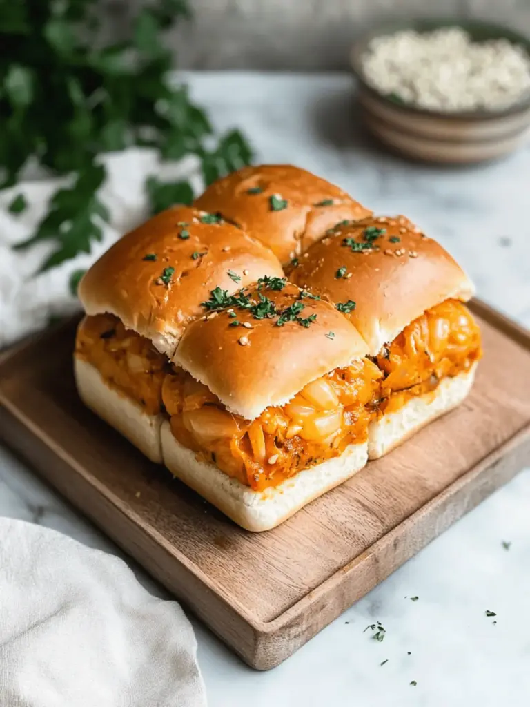 Würzige Hähnchen Tikka Slider