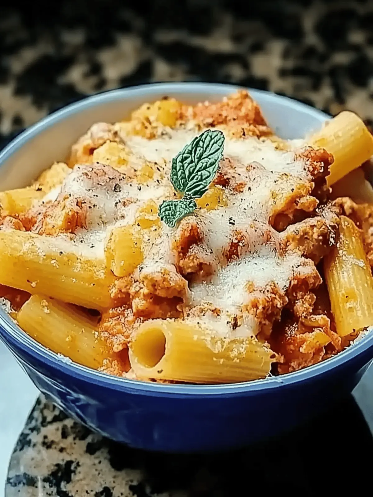 Langsamkocher gebackenes Ziti leicht gemacht 2 Langsamkocher gebackenes Ziti