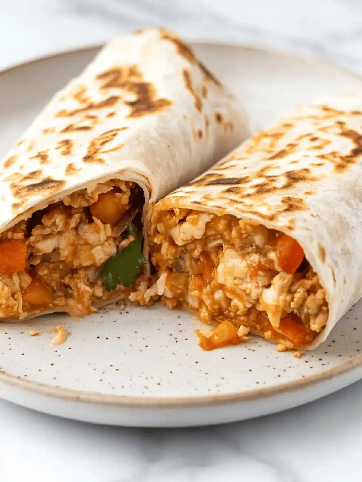 Käse-Hähnchen und Reis Burritos für jeden Abend 4 Käse-Hähnchen und Reis Burritos