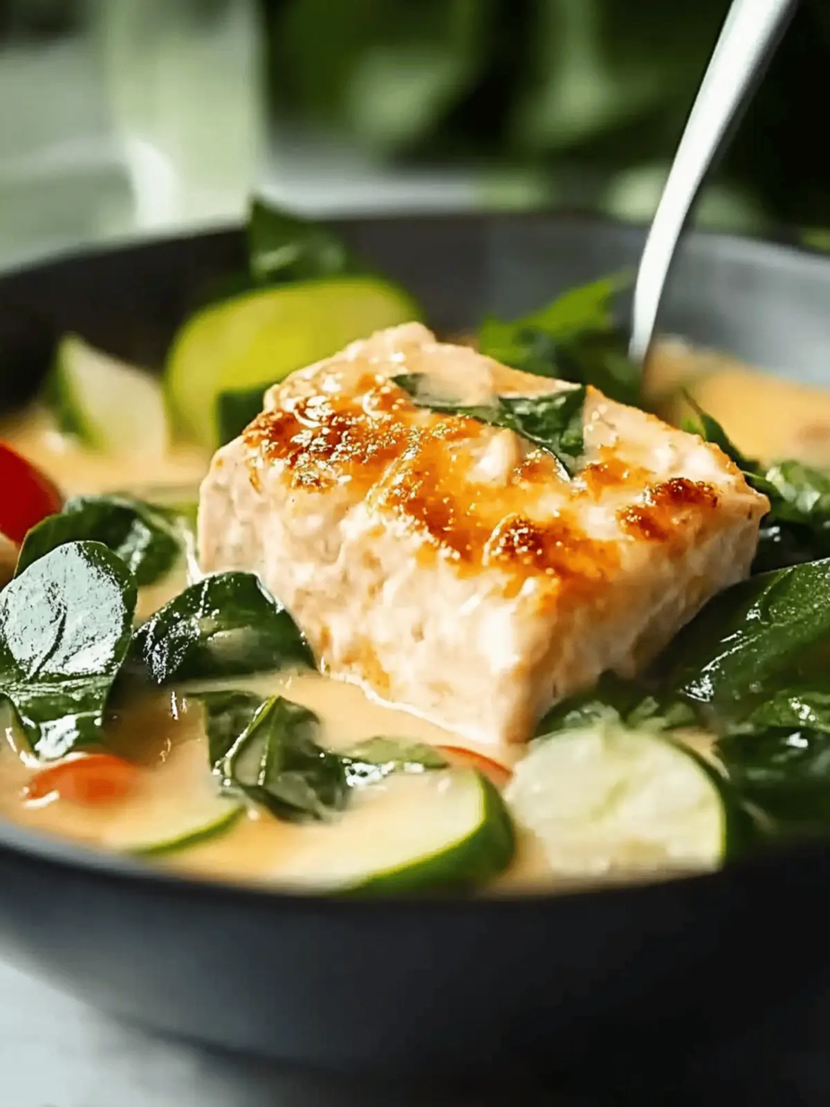 Kokosnuss-Limetten pochierter Lachs für ein schnelles Abendessen 4 Kokosnuss-Limetten pochierter Lachs