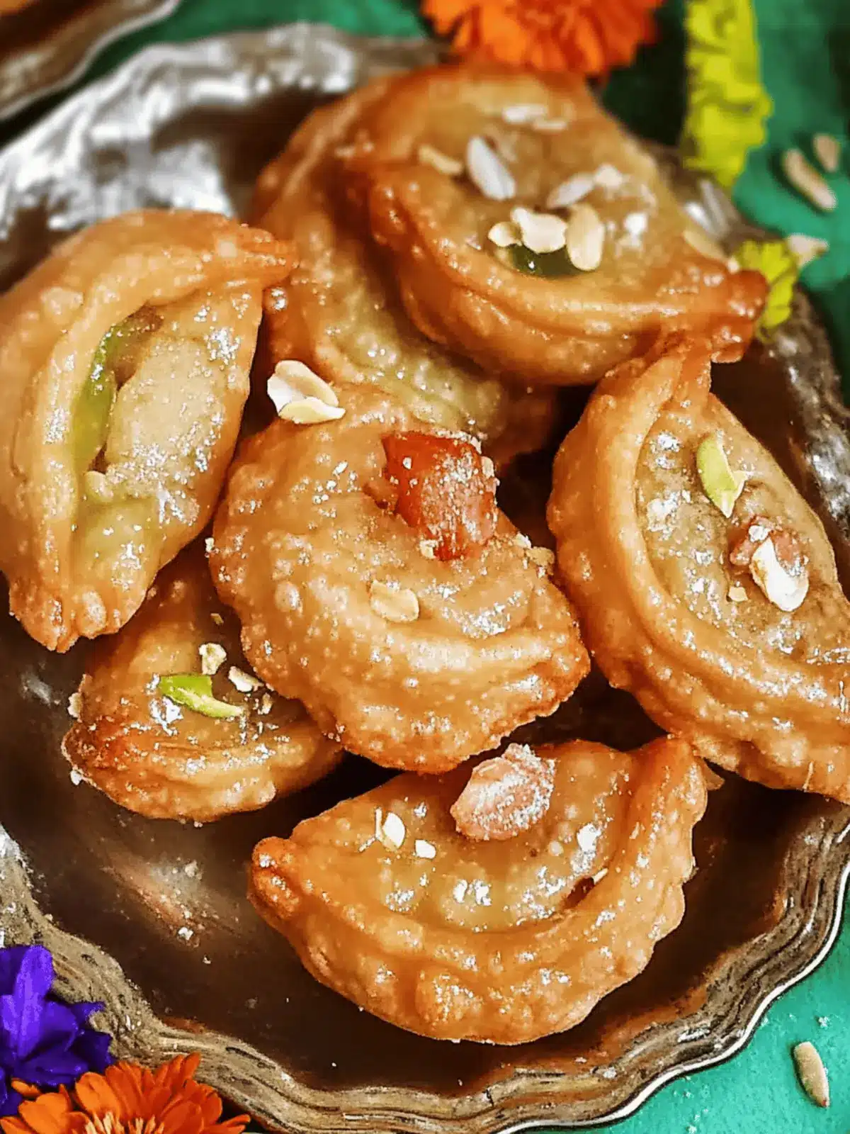 Kokos-Mawa-Gujiya: Der perfekte Holi Genuss 4 Kokos-Mawa-Gujiya