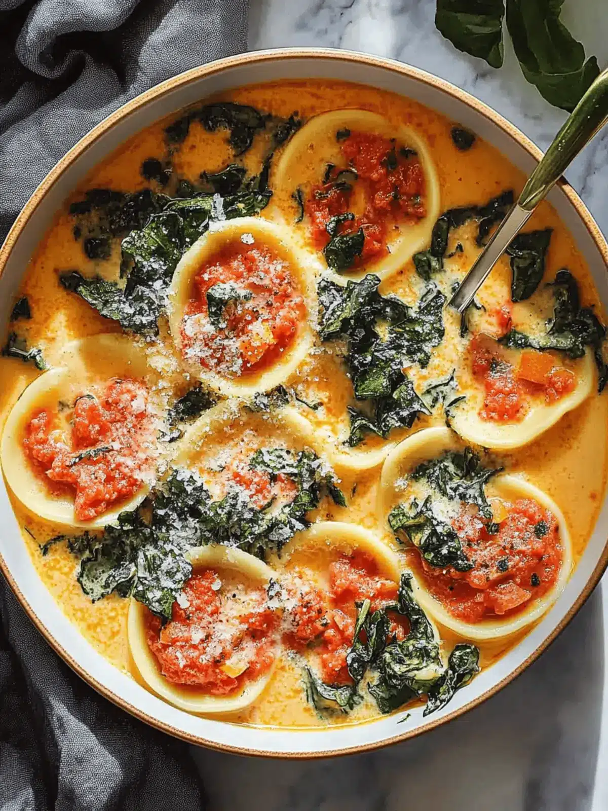 Butternut Wurst Tortellini Suppe für kalte Tage 4 Butternut Wurst Tortellini Suppe