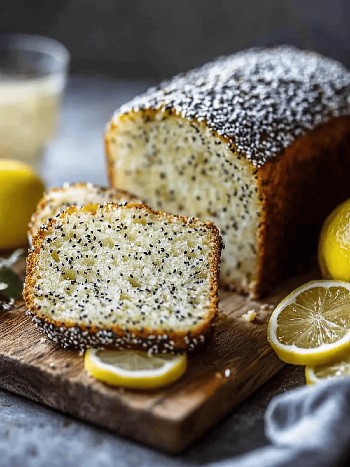 Zitronen-Mohnbrot – Feucht und Unwiderstehlich Süß 4 Zitronen-Mohnbrot – Feucht, Würzig & Perfekt Süß