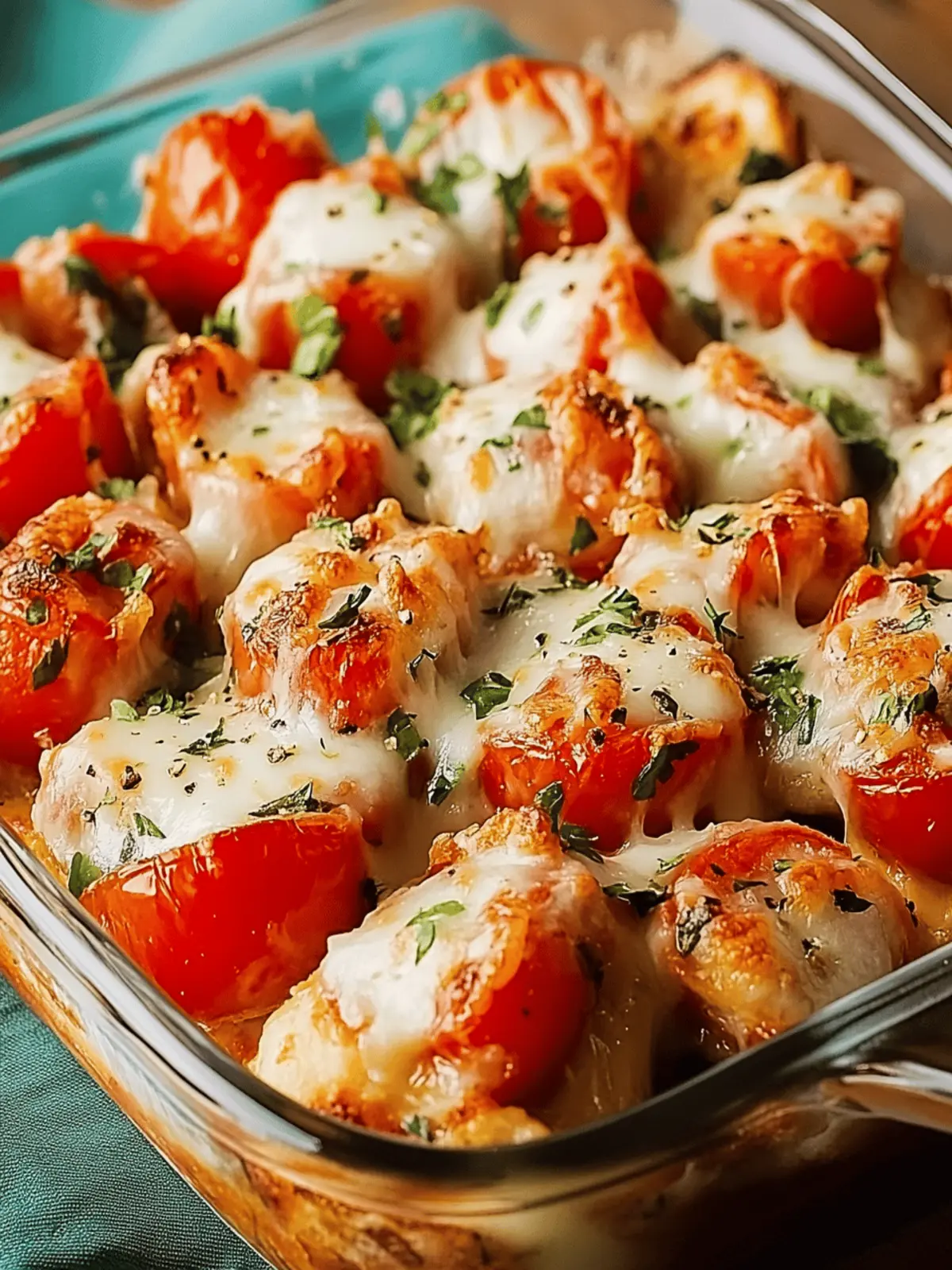 Bruschetta Hähnchen Auflauf in 30 Minuten zaubern 2 Bruschetta Hähnchen Auflauf