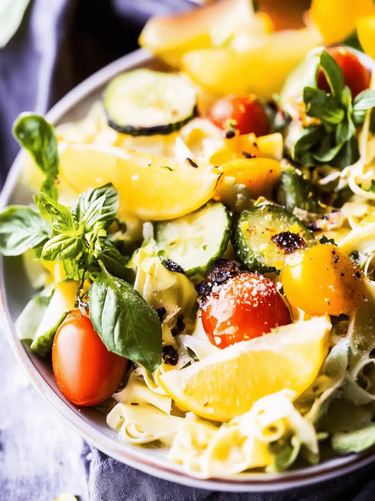 Nudelsalat mit cremigem Basilikumdressing für den Sommer 3 Nudelsalat mit cremigem Basilikumdressing