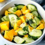 Mango Avocado Gurkensalat